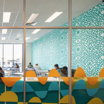 BRISBANE LIBRARY - PRINTED ACOUSTIC PANELS