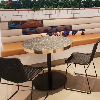 AMP INDOOROOPILLY FOOD COURT UPHOLSTERY