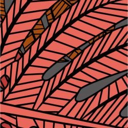 fronds monsteria mix autumn detail