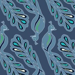 gardenlife peacock blue2 detail