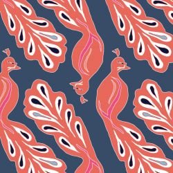 gardenlife peacock vintage detail