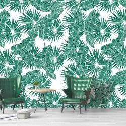 fronds silhouette falling fronds marine white