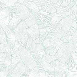 fronds silhouette leaf overlay duckegg white