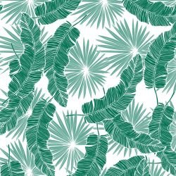 fronds silhouette falling fronds white marine twotone