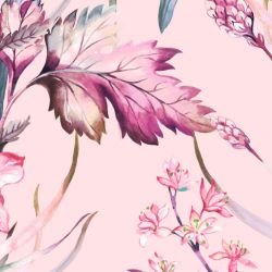 jungle chic silky leaf candyfloss