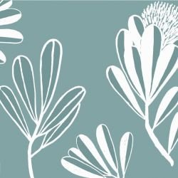 coastal banksia bluegum detail