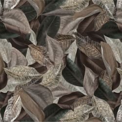 australian forest autumn leaves sepia