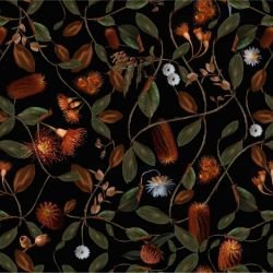 australian forest rust and green orange