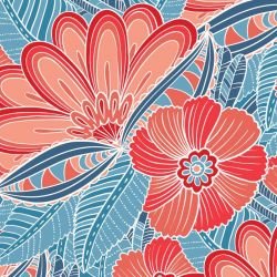 japanese inspired japanese jungle original capsicum watermelon detail