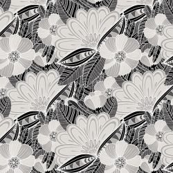 japanese inspired japanese jungle tar lead smoke mist white