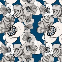 japanese inspired vertical petal pattern