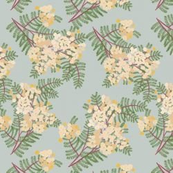 australian botanical wattle cream on mint