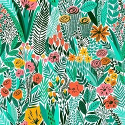 fabulous florals flower collage grass