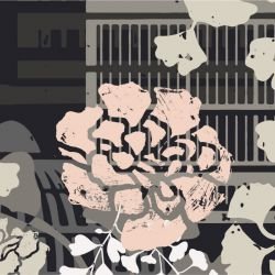 hamptons weekend peony rendezvous mural detail