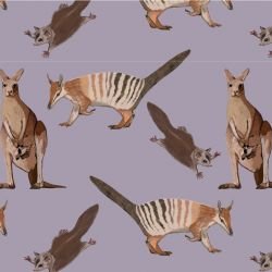 native fauna numbat and friends lilac
