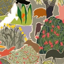 native fauna waterhole olive