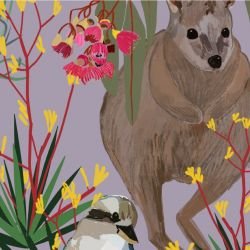 native fauna wildlife walk lilac detail