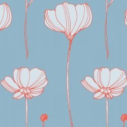 floral waves carnation stems botany