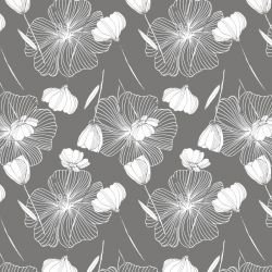 floral waves falling posies koala