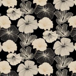 floral waves hawaiian hibiscus tulah