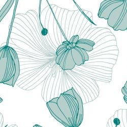 floral waves falling posies osborne detail