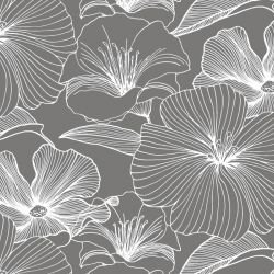 floral waves hibiscus harmony koala detail