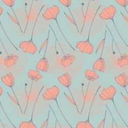 floral waves falling posies harper