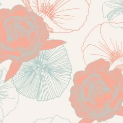 floral waves hibiscus gardenia mix harper detail