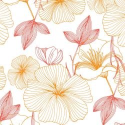 floral waves hibiscus variety villa detail