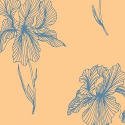 floral waves wilting hibiscus elegance detail