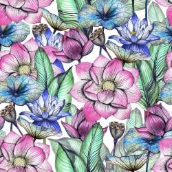 treasures of tokyo flowers and pods flourish white