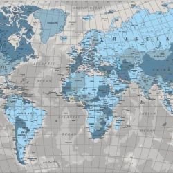 world map 5 antarctic