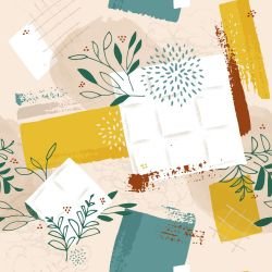 aromatic abstraction cocao blocks