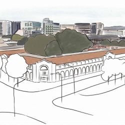 city slyline canberra city centre