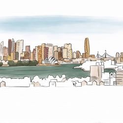 city slyline sydney skyline