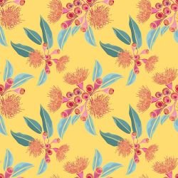 australian summer eucalyptus blossom merigold