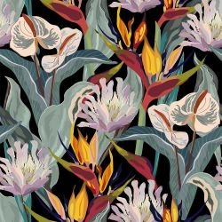 floral firework laceleaf paradise night