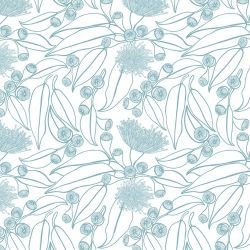 australian summer sketched gums foam