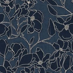 magnolia with solid spaces blue and navy