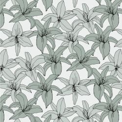 flower spray lily trumpets fern