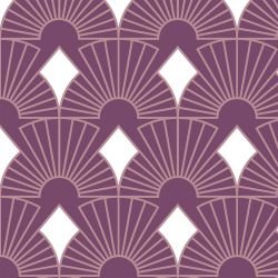 deco curve 8 orchid mauve white