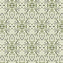 indigo story damask olive tones