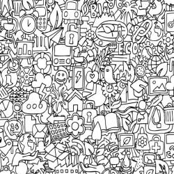 colour in junk draw tar