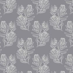 design kist sketchy protea grey