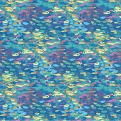 impressions floral fields blue