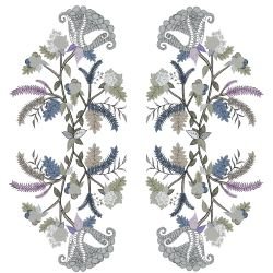 australian summer garden flowers mirrored mixed colours