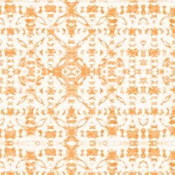 australian summer garden folk geo orange