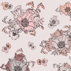 australian summer garden flower twigs rose