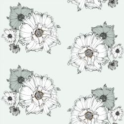 australian summer garden flowers all over green