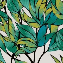 fronds intertwined lush detail